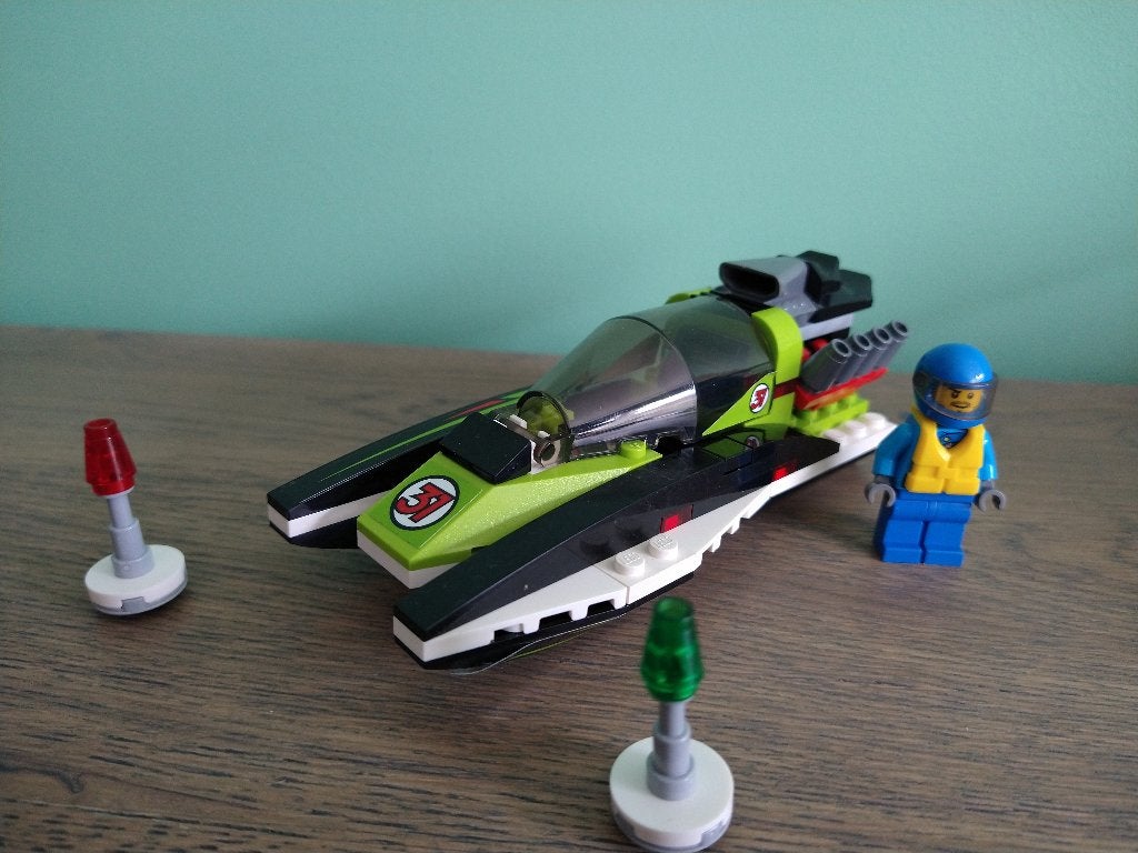 Lego City 60114 Raceboat boot Catamaran, City, Lego, Ophalen of Verzenden, Zo goed als nieuw