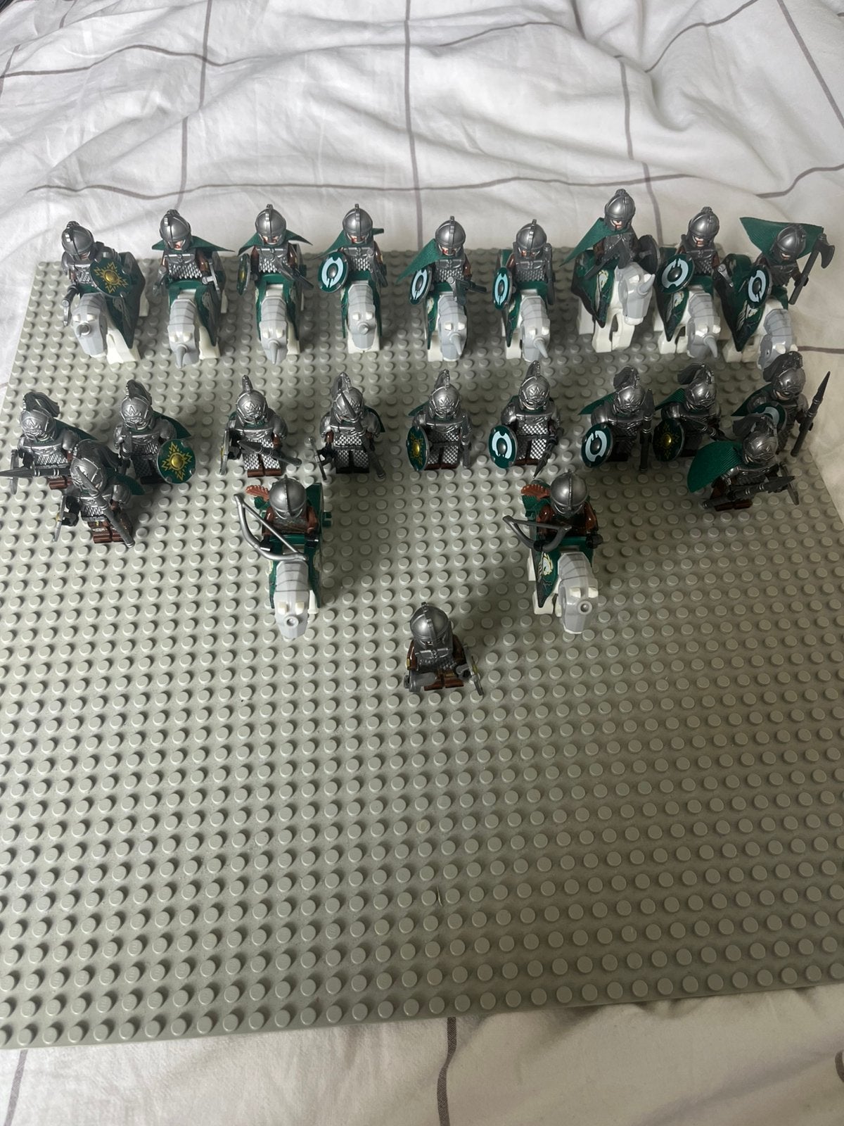 Lego custom rohan soldaten, Ophalen of Verzenden, Zo goed als nieuw