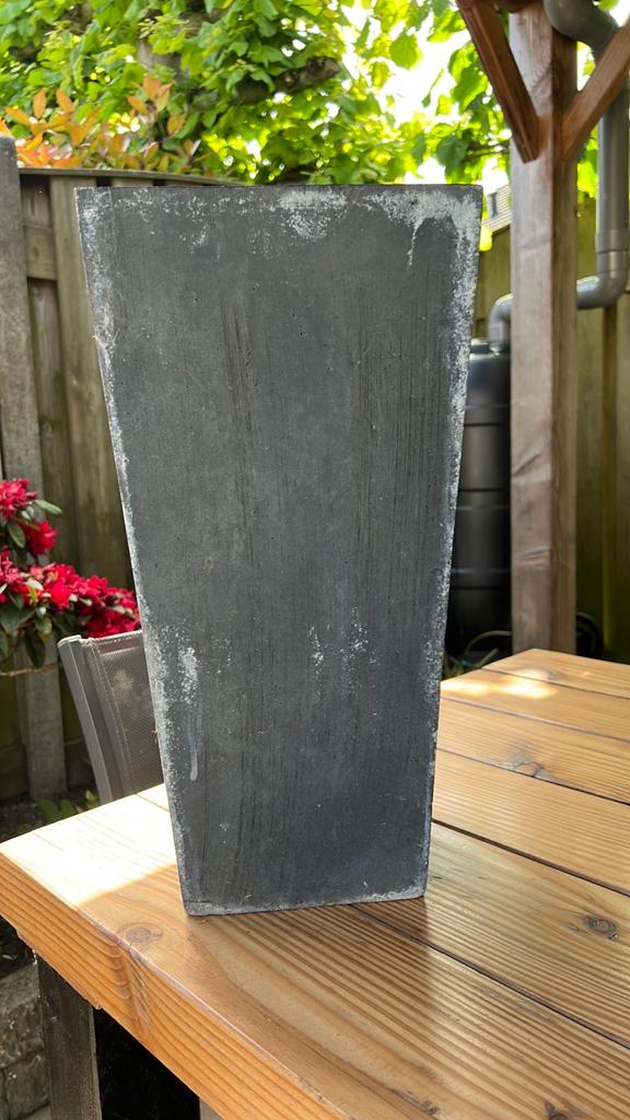 Betonnen bloempot, Ophalen, Gebruikt, Minder dan 60 cm, Vierkant