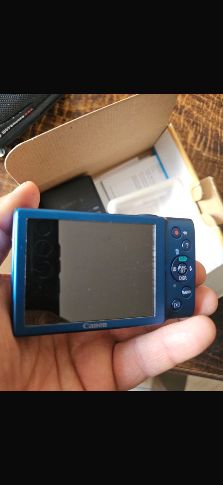 Canon PowerShot A4000 IS HD Compactcamera Blauw, Canon, Beeldstabilisatie, Ophalen of Verzenden, Zo goed als nieuw