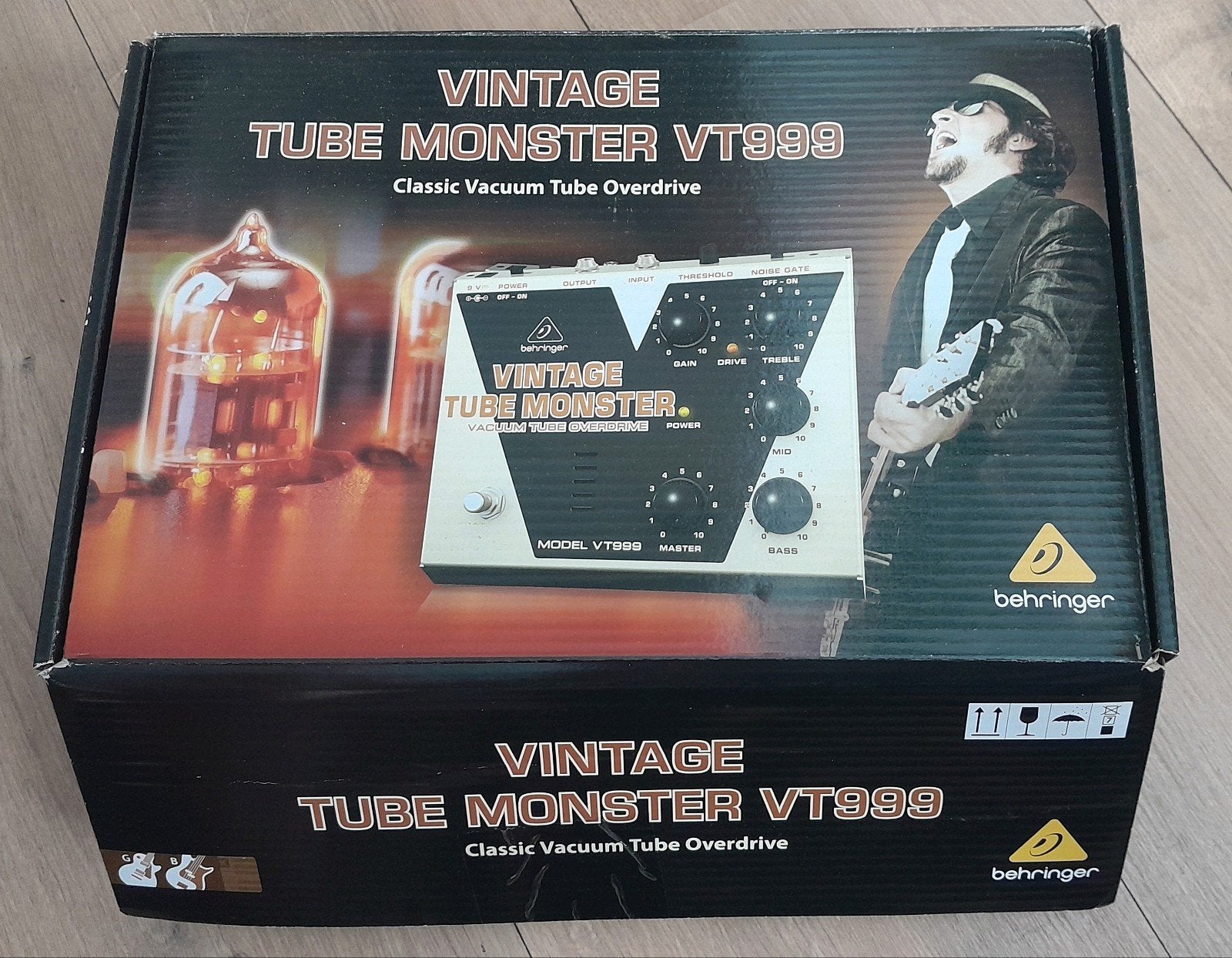 Behringer VT999 Tube Monster Overdrive in doos met adapter., Ophalen of Verzenden, Zo goed als nieuw, Distortion, Overdrive of Fuzz