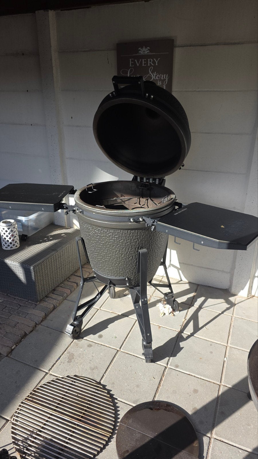 The Bastard large Compleet Kamado met uitgebreid accessoires, Ophalen of Verzenden, Gebruikt, The Bastard, Met accessoires