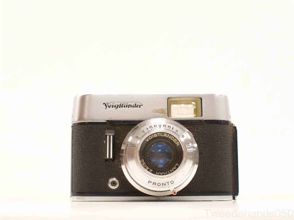 volgtlander vintage fotocamera 21581, Audio, Tv en Foto, Fotocamera's Analoog, Ophalen of Verzenden, Gebruikt, Spiegelreflex, Canon