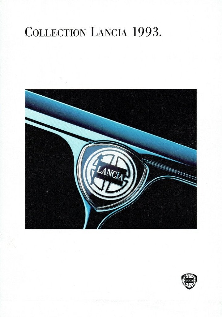 Folder Lancia modellen (Franse uitgave - 1993), Ophalen of Verzenden, Gelezen, Overige merken