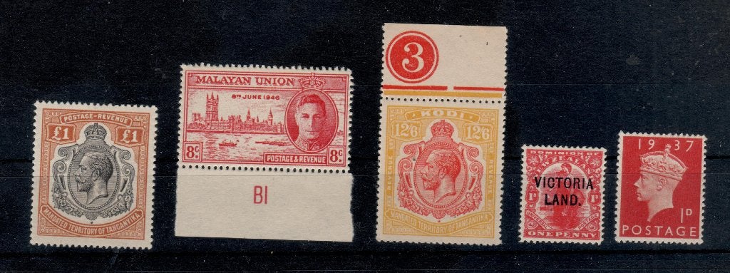 B46C) UK en gebieden 5x niet alledaags MNH geen garantie, Verzenden, Postfris