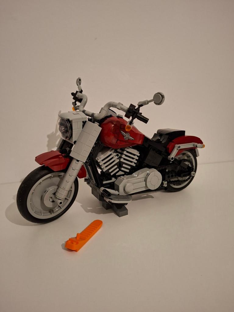 Lego creator 10269 Harley-Davidson Fat Boy compleet, Gebruikt, Lego, Ophalen of Verzenden, Compleet