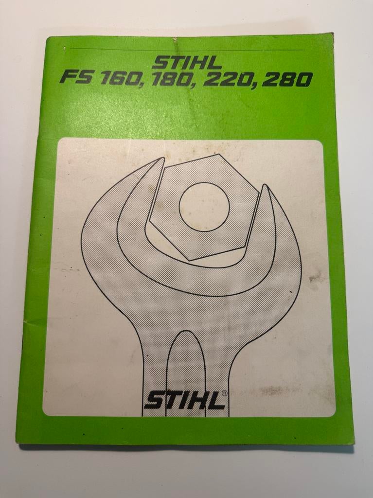 Stihl FS160, FS180, FS220, FS280 Instructieboekje, Ophalen of Verzenden, Gebruikt