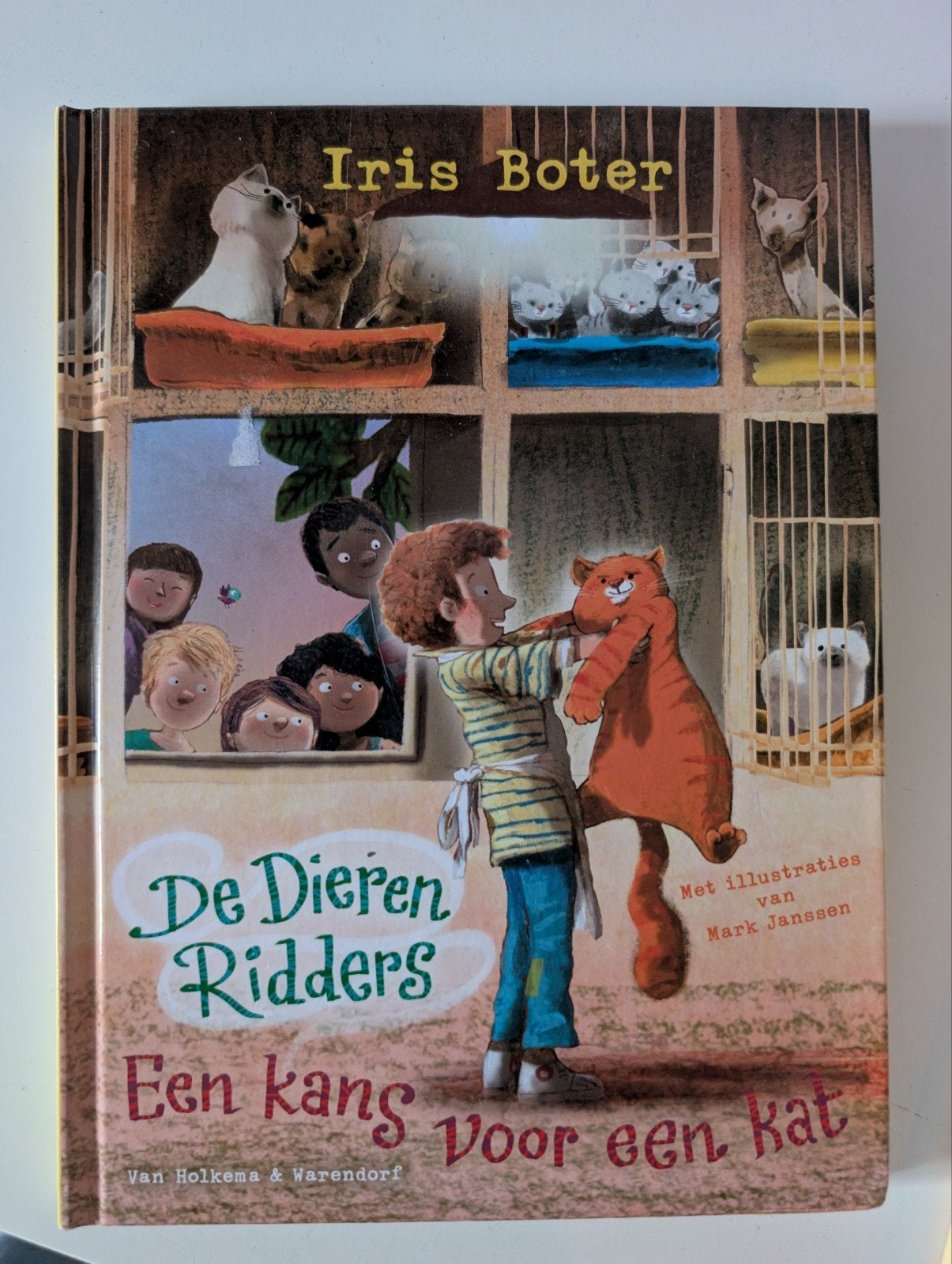 De DierenRidders: Een kans voor een kat - Iris Boter, Ophalen of Verzenden, Zo goed als nieuw, Iris Boter, Fictie