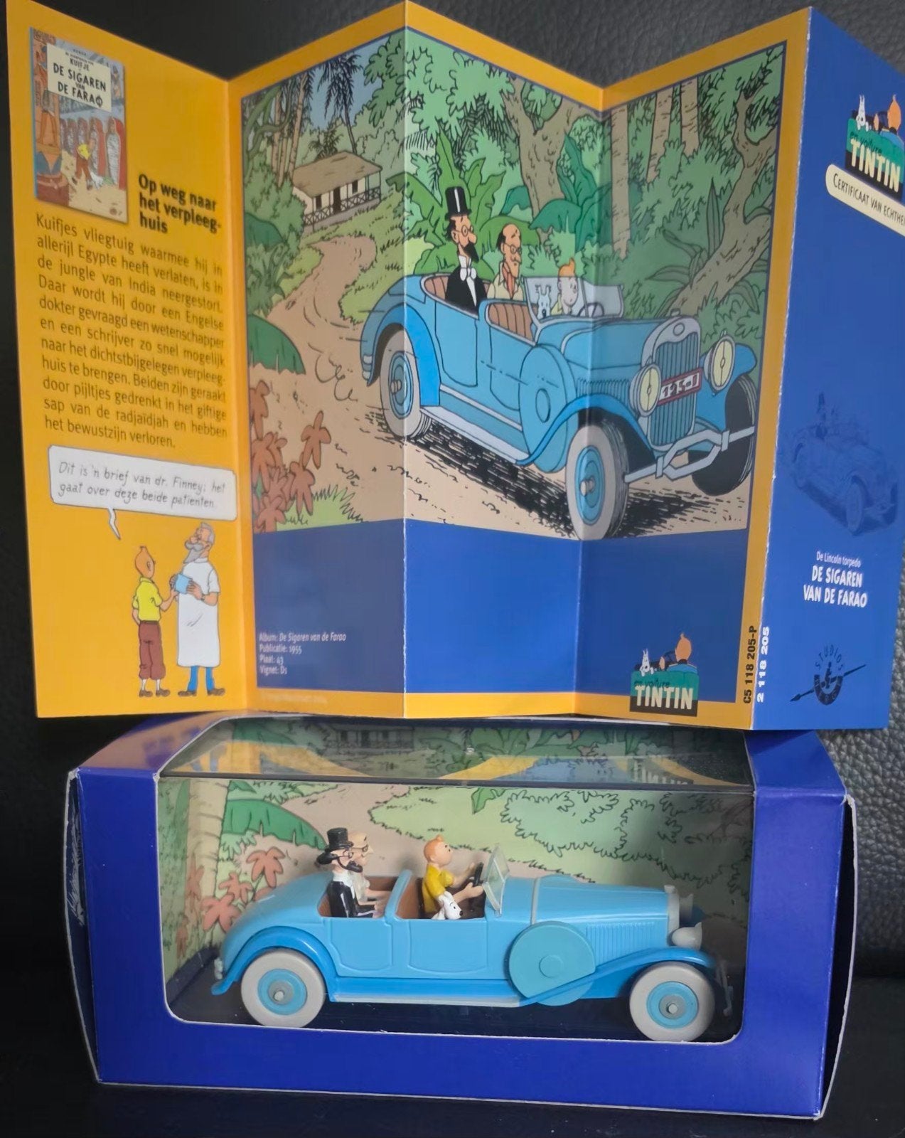 Kuifje Lincoln Torpedo Grand Sport modelauto, Ophalen of Verzenden, Nieuw