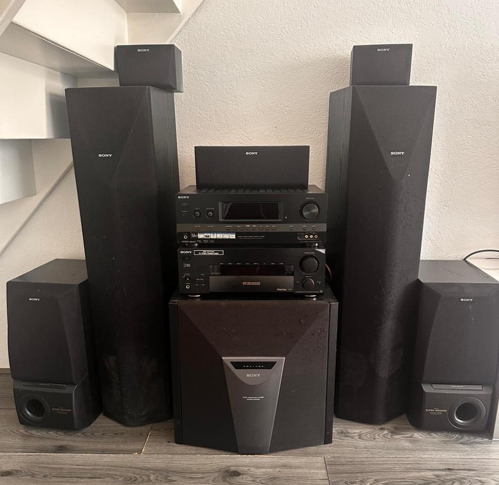 10-stukken speakers, Ophalen, Gebruikt, 5.1-systeem, Sony