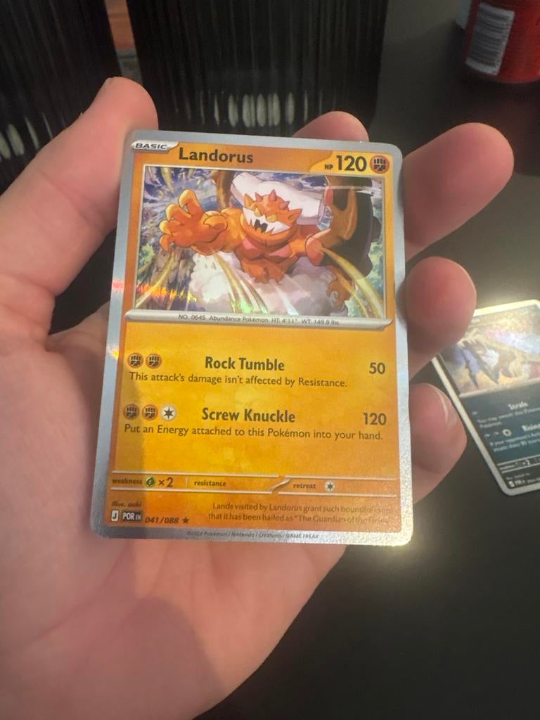 Meerdere Holo Pokémon kaarten - Landorus, Chien-Pao, Tyrantr, Ophalen of Verzenden, Zo goed als nieuw, Meerdere kaarten, Foil