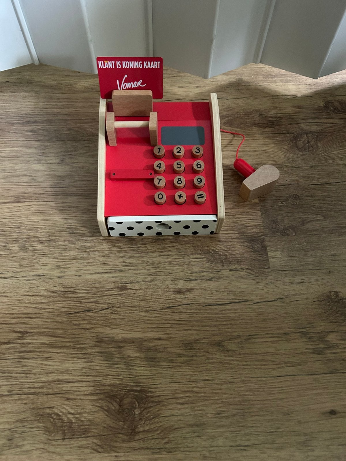 Hema Houten speelgoed kassa, Ophalen of Verzenden, Zo goed als nieuw, Overige typen