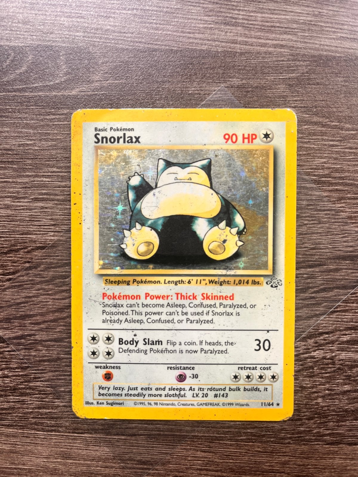 Snorlax Jungle Holo, Ophalen, Zo goed als nieuw