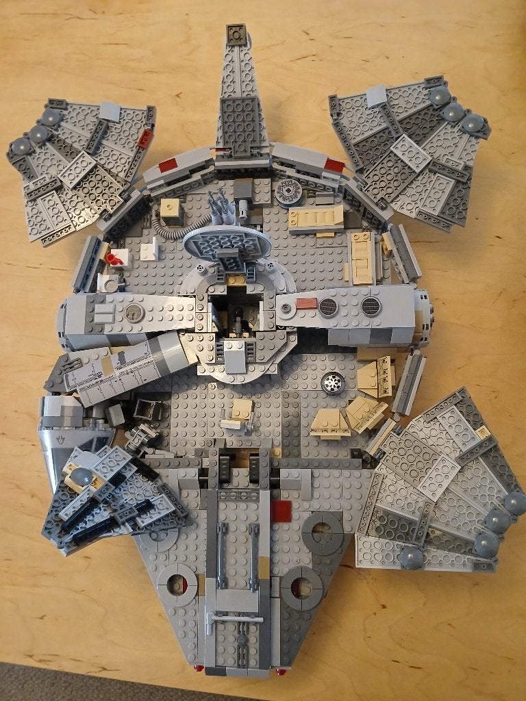 Lego Star Wars Millenium Falcon 75257, Kinderen en Baby's, Speelgoed | Duplo en Lego, Star Wars, Lego, Ophalen of Verzenden, Zo goed als nieuw