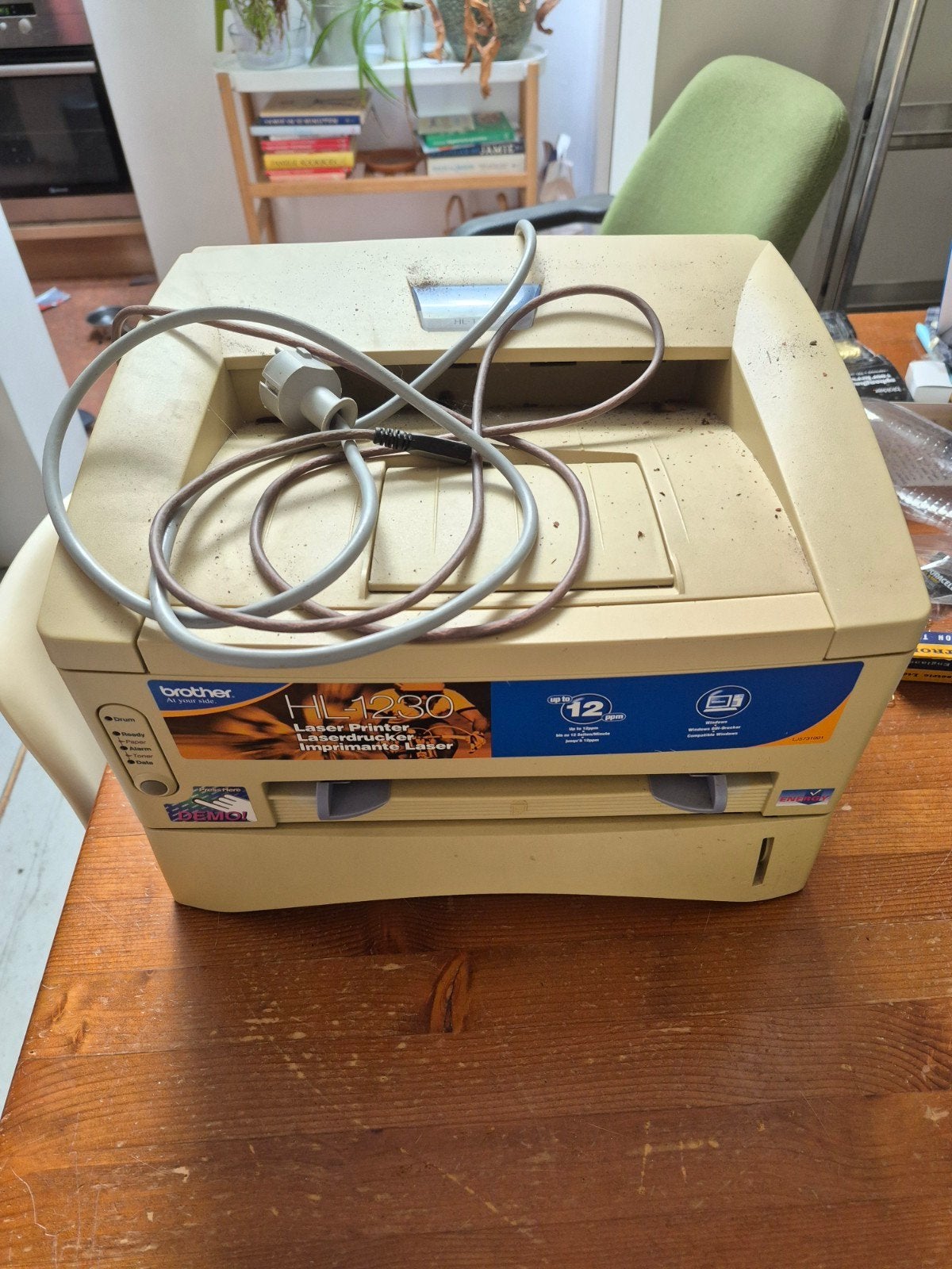 Gratis af te halen: Brother HL-1230 Laserprinter, Computers en Software, Printers, Ophalen, Zwart-en-wit printen, Gebruikt, Printer