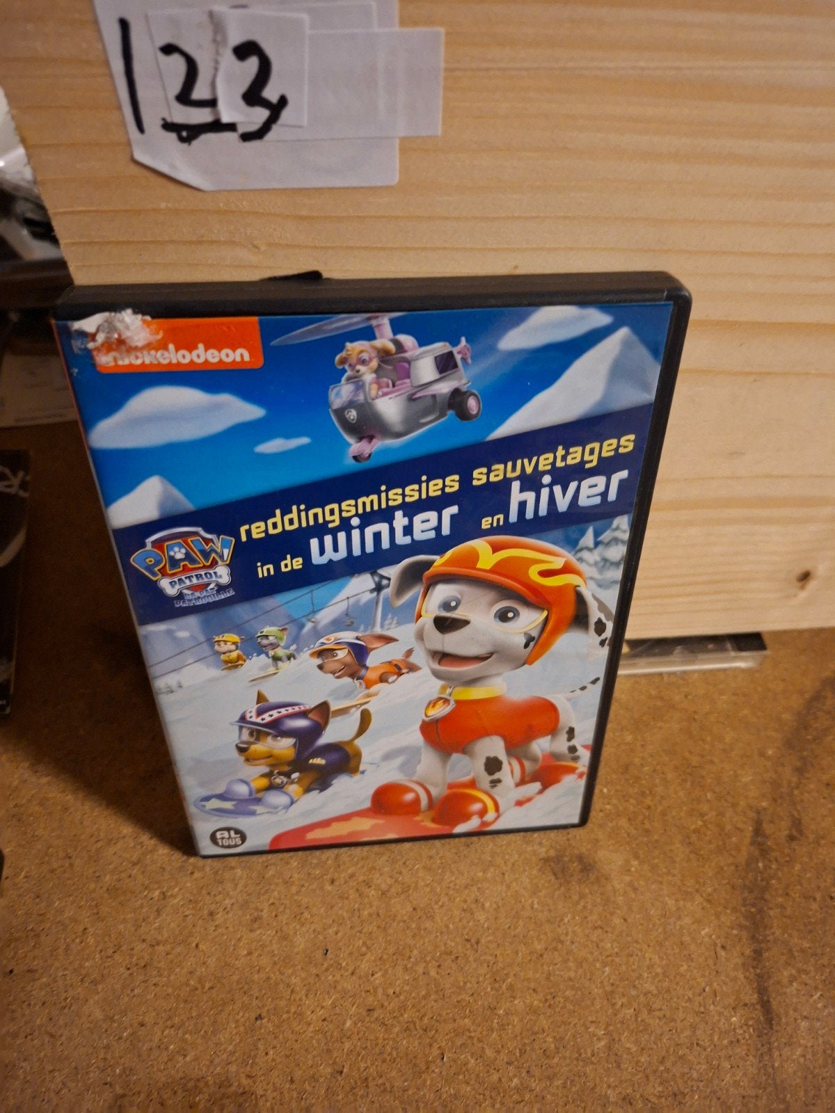 Paw Patrol: Reddingmissies in de Winter DVD, Gebruikt, Animatie, Alle leeftijden, Nederlands