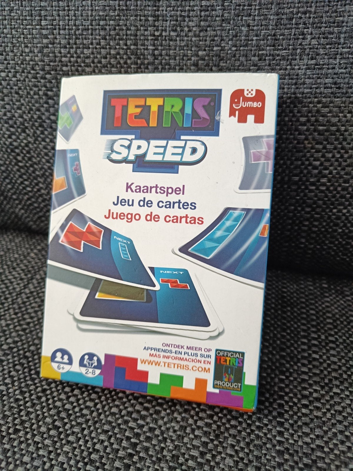 Tetris Speed Kaartspel - Snel en Reactief, Hobby en Vrije tijd, Gezelschapsspellen | Kaartspellen, Zo goed als nieuw, Een of twee spelers