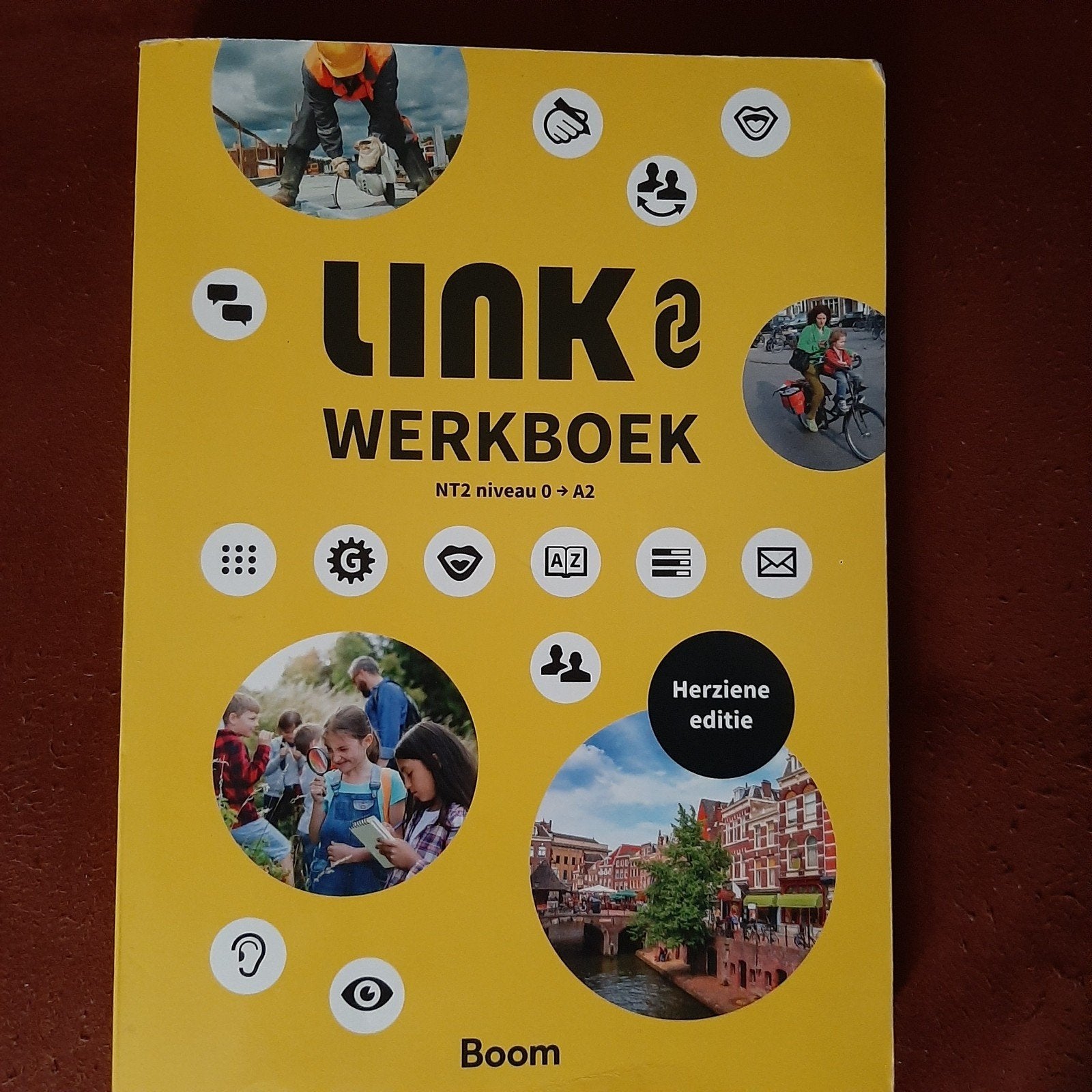 Link Werkboek NT2 niveau 0-A2 - Onbeschreven, Boeken, Ophalen of Verzenden, Alpha, Zo goed als nieuw, Overige niveaus