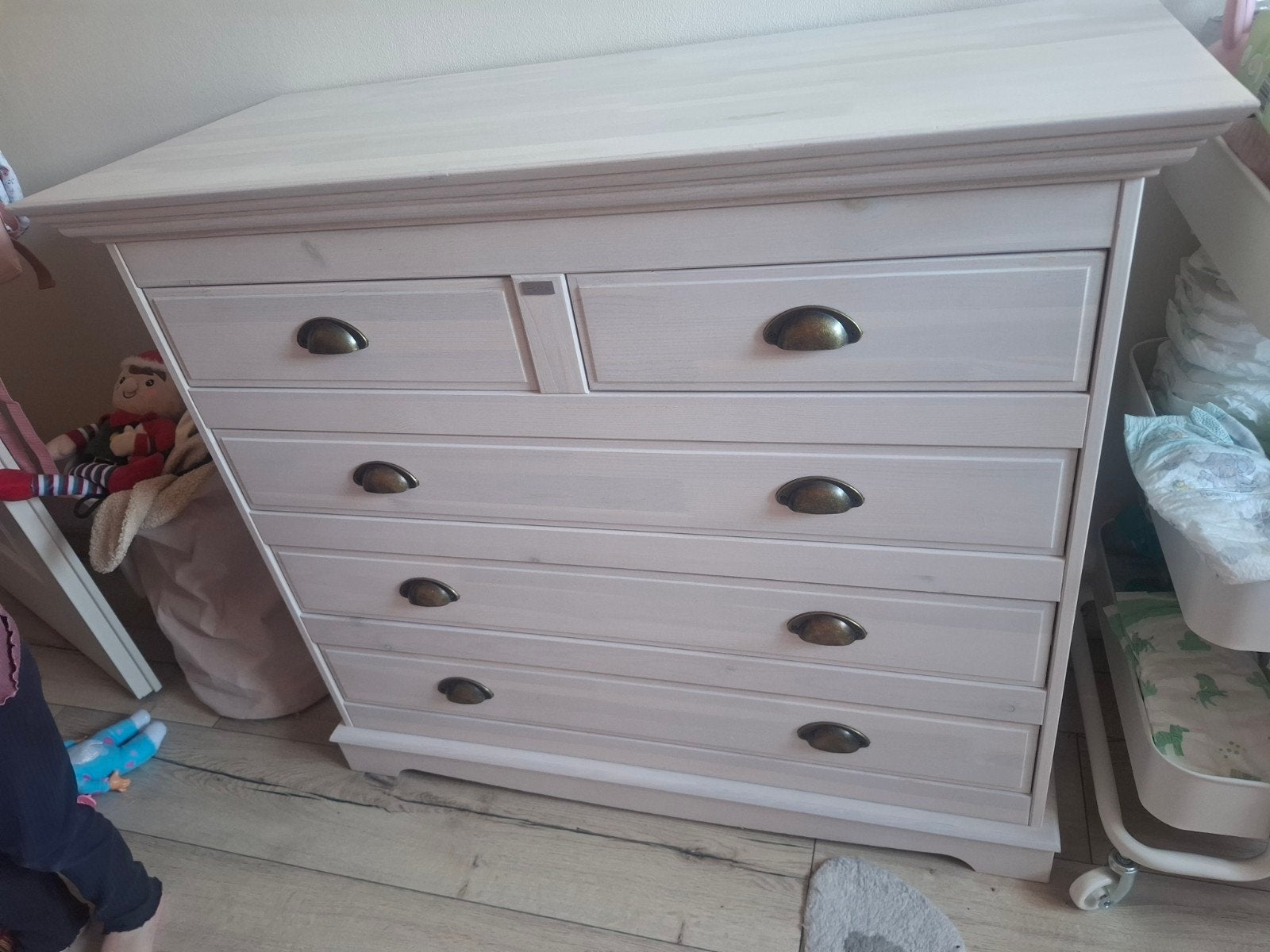 Commode/lade kast, Ophalen