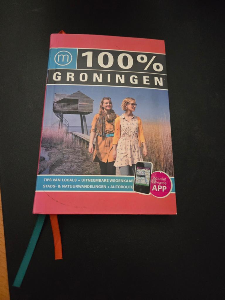 100% Groningen Reisgids - Ontdek de provincie!, Overige merken, Ophalen of Verzenden, Zo goed als nieuw, Reisgids of -boek