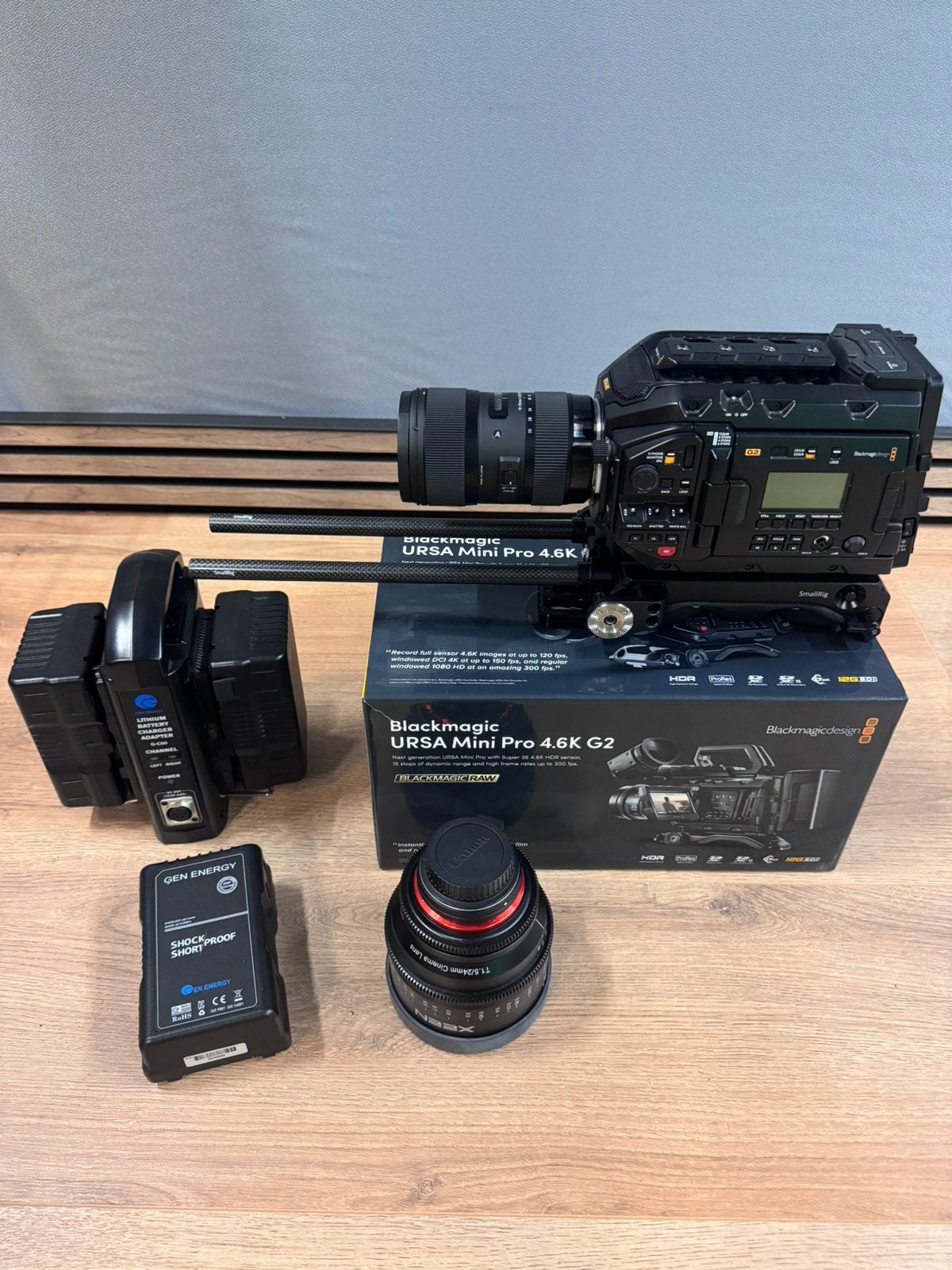 Ready to shoot 4.6K cameraset, Audio, Tv en Foto, Ophalen, Zo goed als nieuw