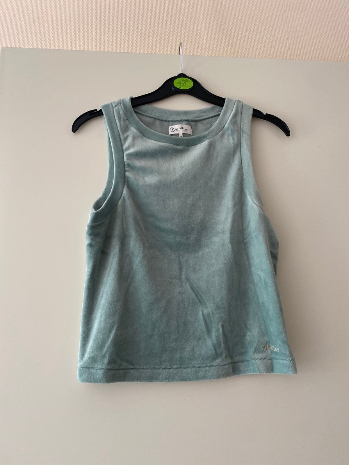 Bien blue zachte top, Ophalen of Verzenden, Zo goed als nieuw, Groen, Zonder mouw