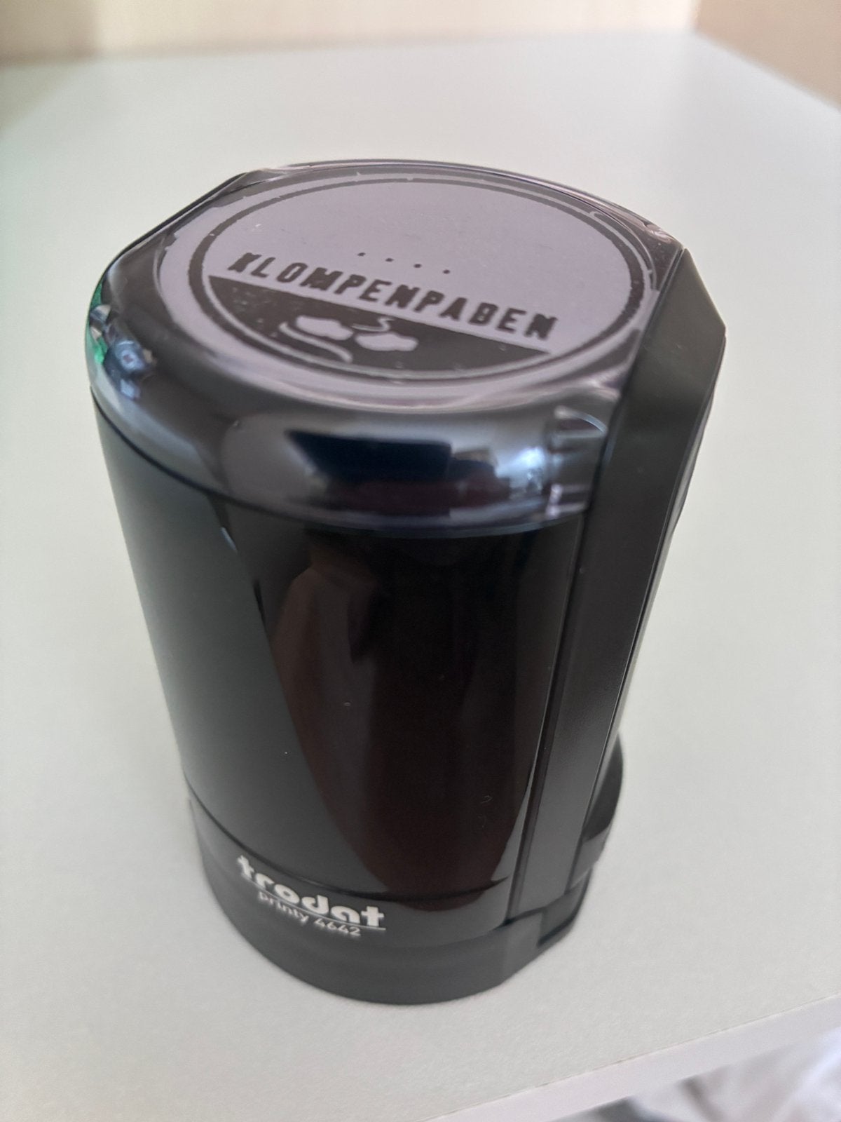 Wandelen - stempel Klompenpad voor wandelboekje, Ophalen of Verzenden, Zo goed als nieuw, Houten stempel