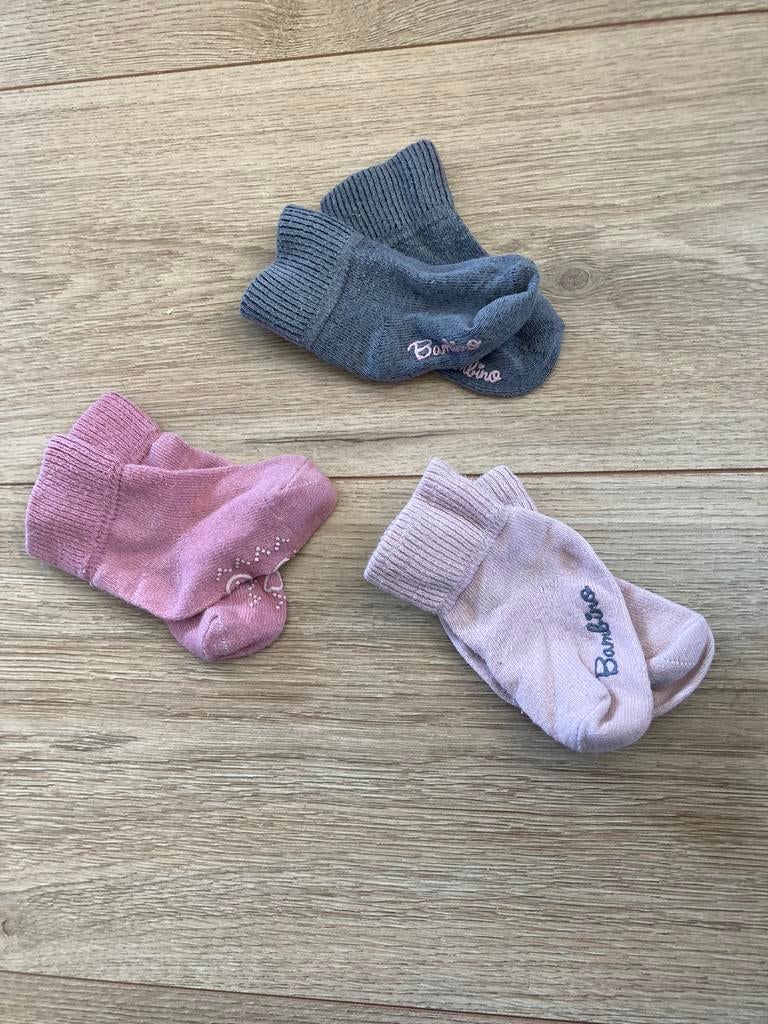 Bambino baby sokjes 6-12 maand, Kinderen en Baby's, Babykleding | Schoentjes en Sokjes, Ophalen of Verzenden, Gebruikt