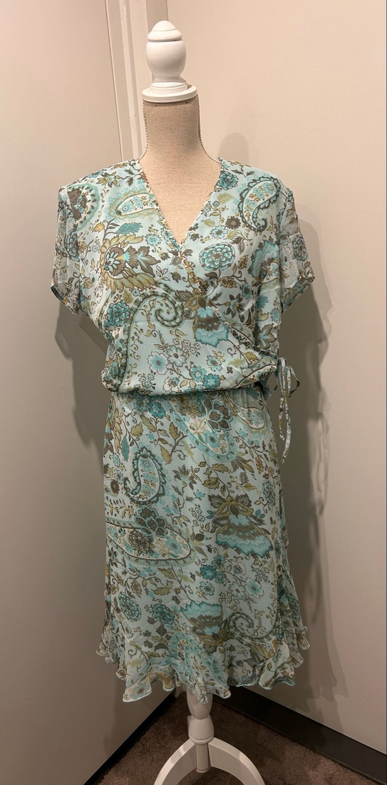 Basler Lichtblauwe Gebloemde Rok met Top, Maat 40, Blauw, Nieuw, Onder de knie, Ophalen