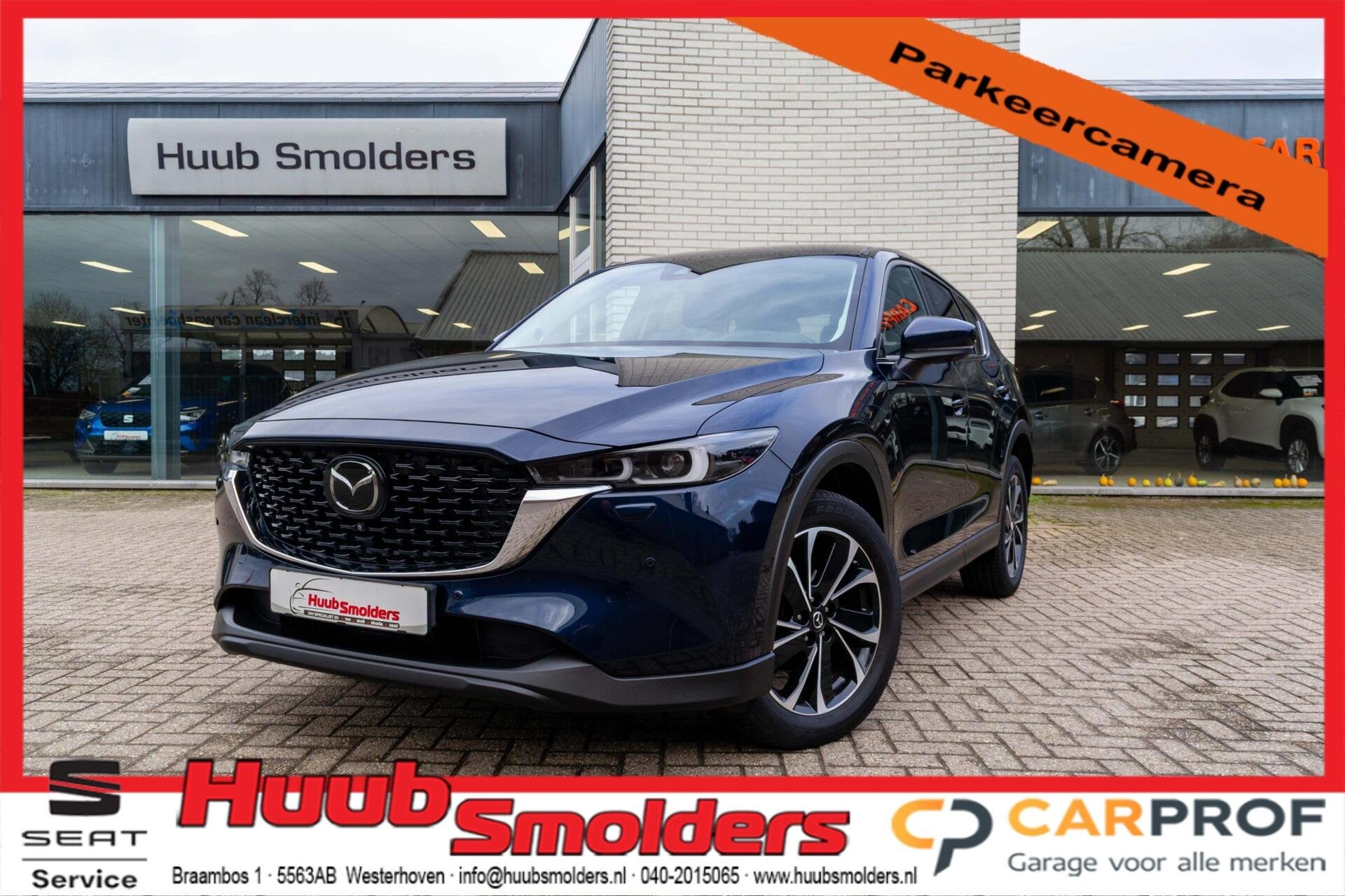 Mazda CX-5 2.0 SkyActiv-G 165 Newground, Auto's, Gebruikt, 4 cilinders, Blauw, Particulier