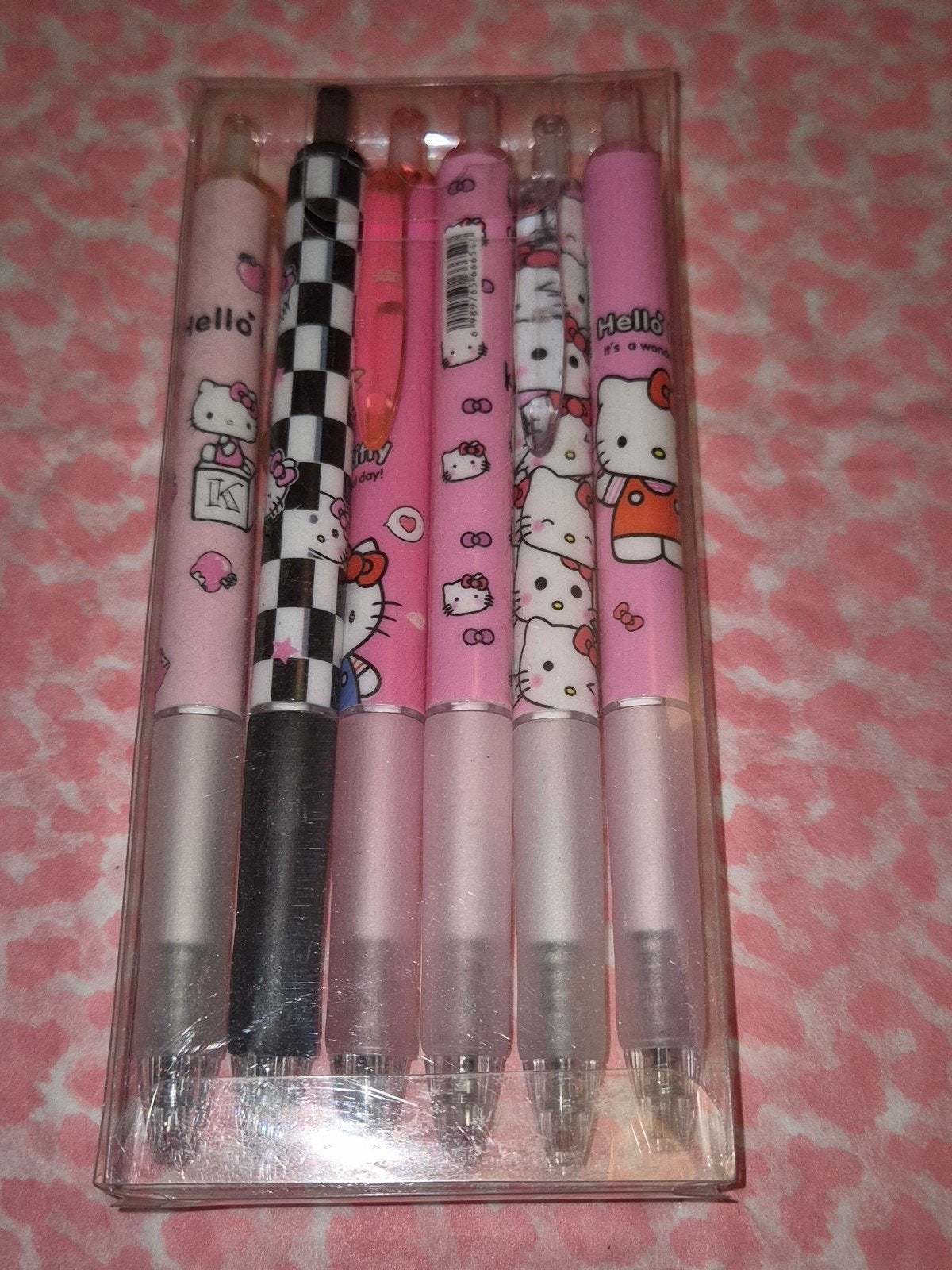 hello kitty pennen set nieuw!! 6 stuks, Ophalen of Verzenden, Nieuw