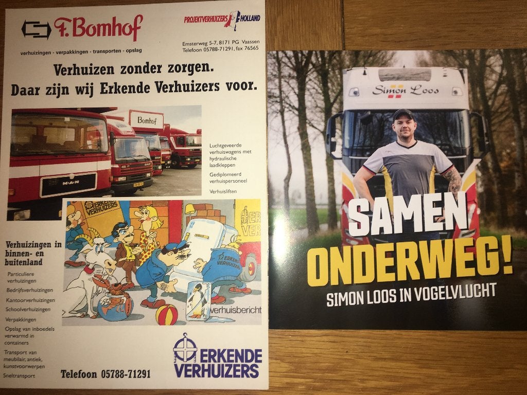 Simon Loos Wolter Koops Bakker Van den Brink Kessel folders, Ophalen of Verzenden, Zo goed als nieuw, Overige merken