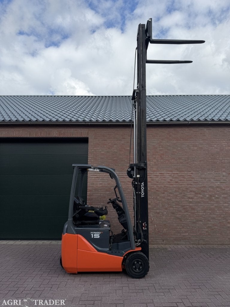 Toyota 8FBE15T 1500kg 1100H! Triplo elektrische heftruck, Zakelijke goederen, -, Niet opgegeven, Heftruck, Ophalen of Verzenden