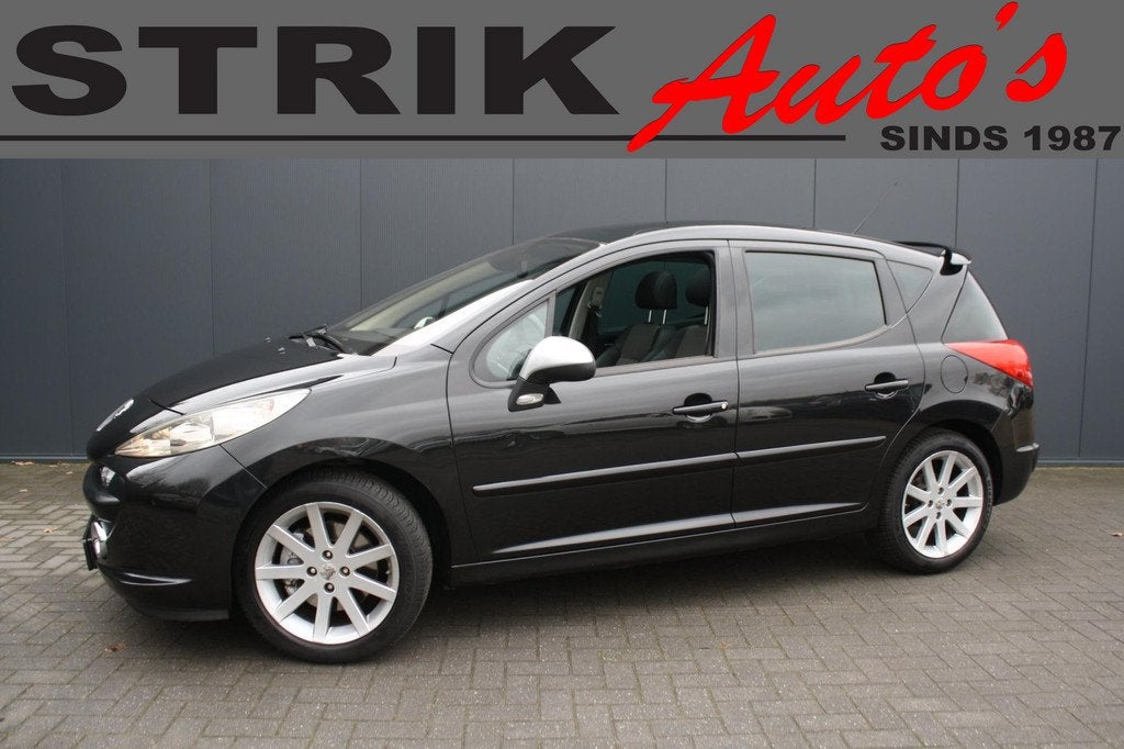 Peugeot 207 SW 1.6-16V T RC - PANORAMADAK, Voorwielaandrijving, 1328 kg, Gebruikt, Zwart