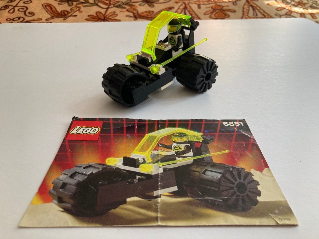 Lego 6851 Tri-Wheeled Tyrax (1991), Gebruikt, Lego, Compleet, Ophalen of Verzenden
