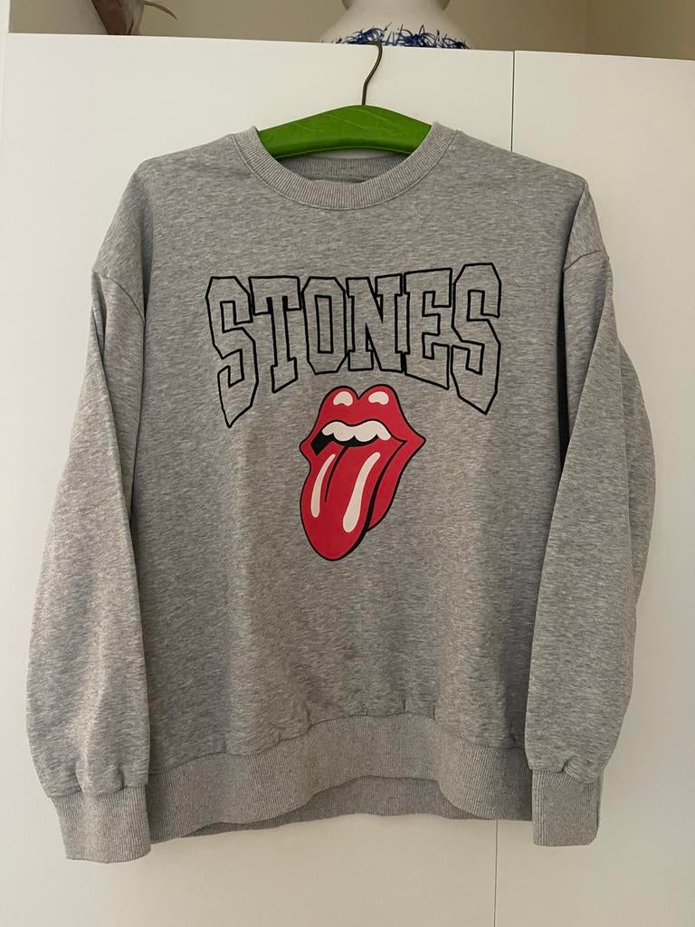Rolling Stones sweater, Ophalen of Verzenden, Zo goed als nieuw, Maat 42/44 (L), Grijs