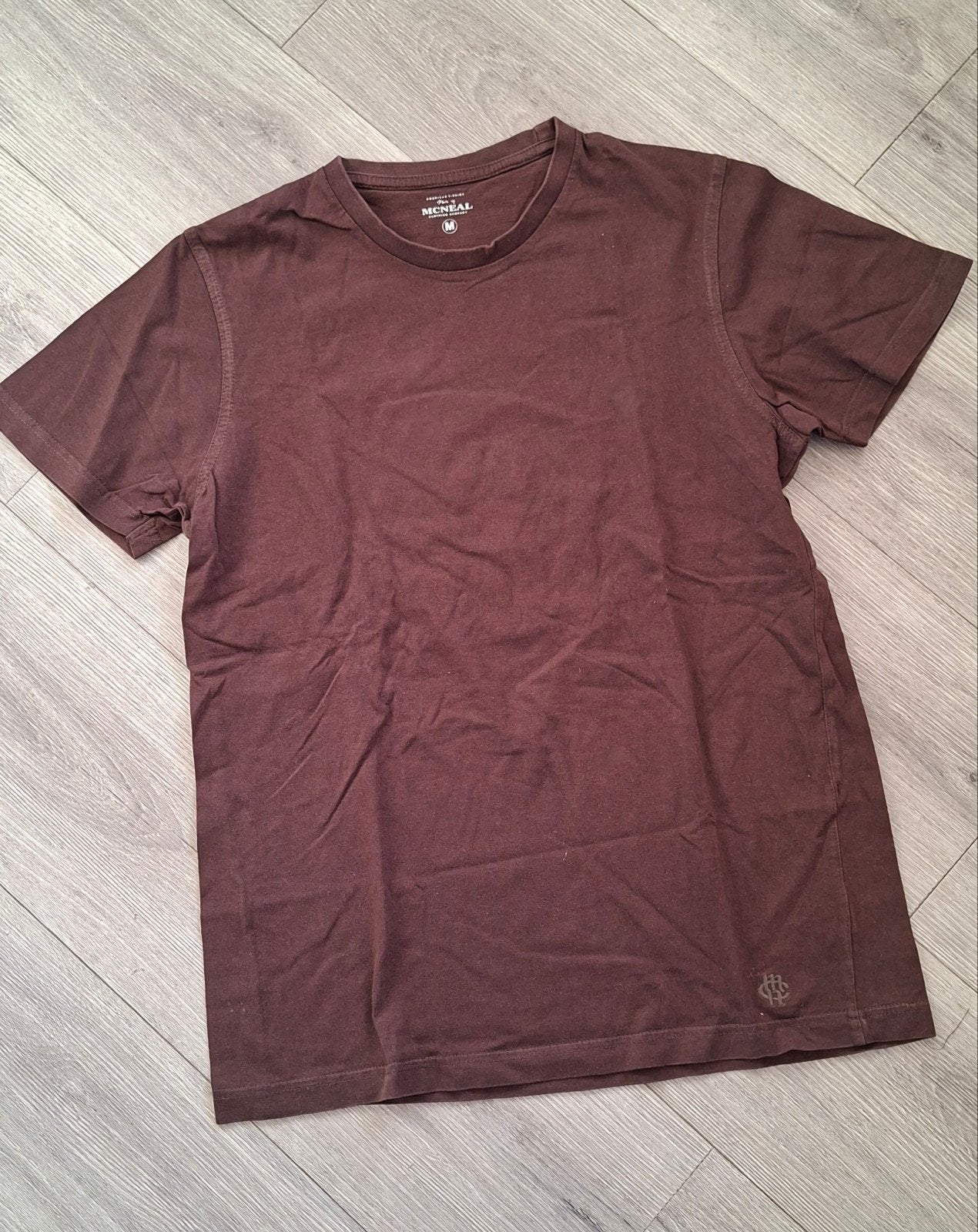 bruin mcneal t-shirt maat M, Kleding | Heren, Ophalen of Verzenden, Zo goed als nieuw, Maat 52/54 (L), Bruin