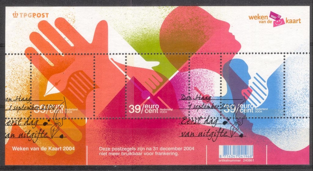 Blok (112) - weken van de kaart 2004 - gestempeld, Verzenden, Na 1940, Gestempeld