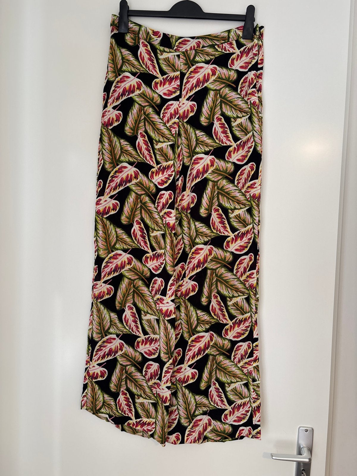 Steps Broek met Bladprint - Maat 40, Kleding | Dames, Broeken en Pantalons, Maat 38/40 (M), Overige kleuren, Ophalen of Verzenden