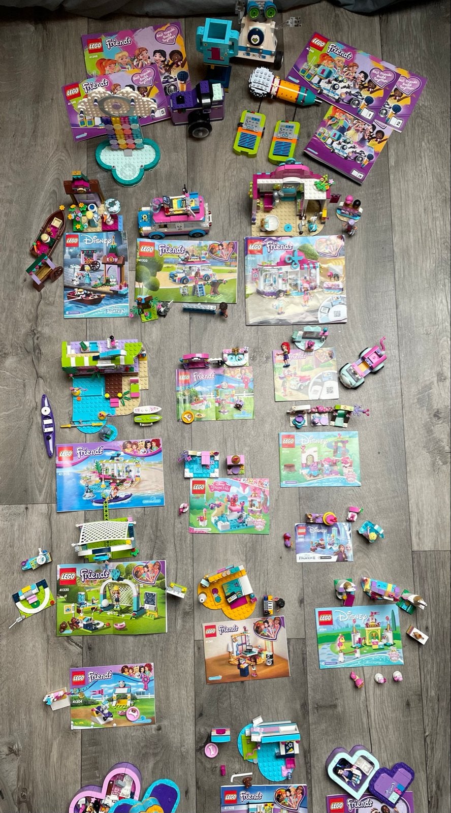 Grote collectie LEGO Friends en Disney sets met boekjes, Ophalen of Verzenden, Gebruikt, Overige merken