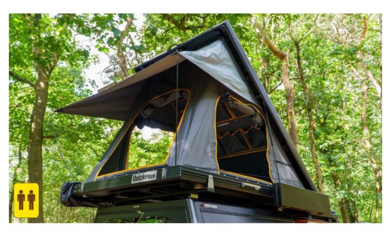 Quickpitch daktent zgan, Caravans en Kamperen, Ophalen, Zo goed als nieuw, Tot en met 2