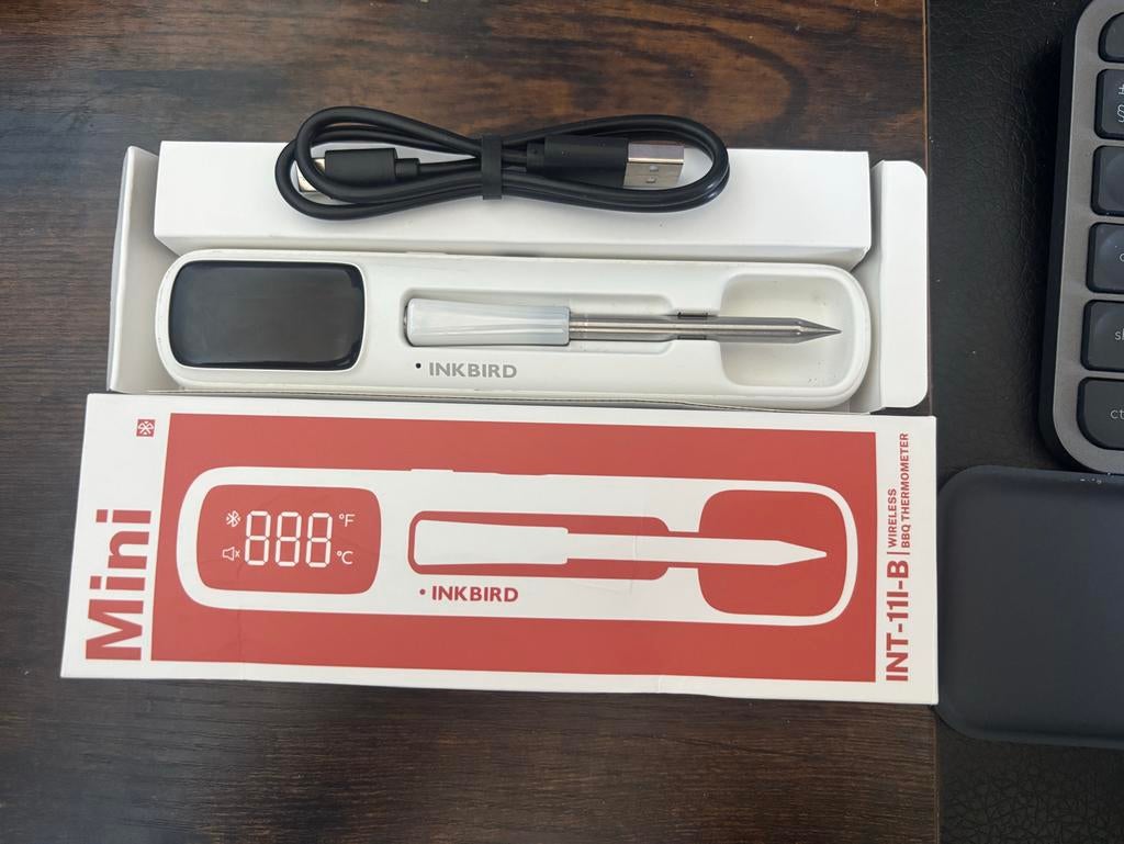 Inkbird INT-11I-B draadloze vleesthermometer (Bluetooth), Ophalen of Verzenden, Zo goed als nieuw, Inkbird