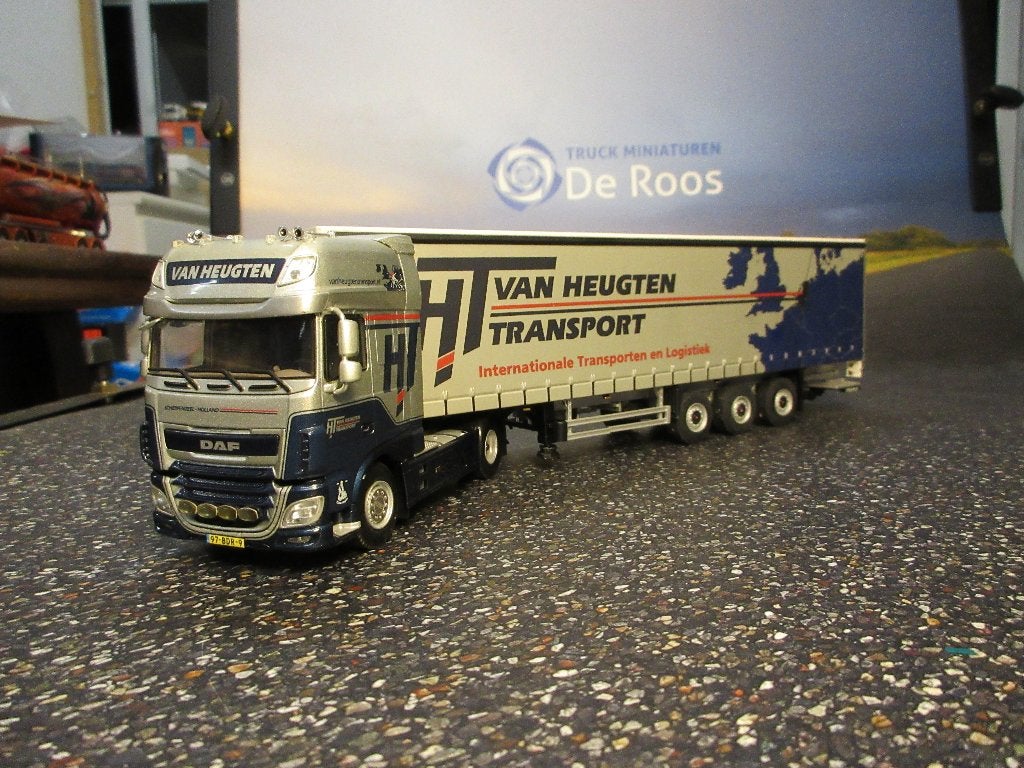 WSI DAF XF 106 Van Heugten Transport, Hobby en Vrije tijd, Ophalen of Verzenden, Zo goed als nieuw, Bus of Vrachtwagen, Wsi