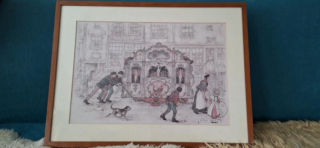 Prent Anton Pieck, Verzamelen, Ophalen of Verzenden, Voor 1940