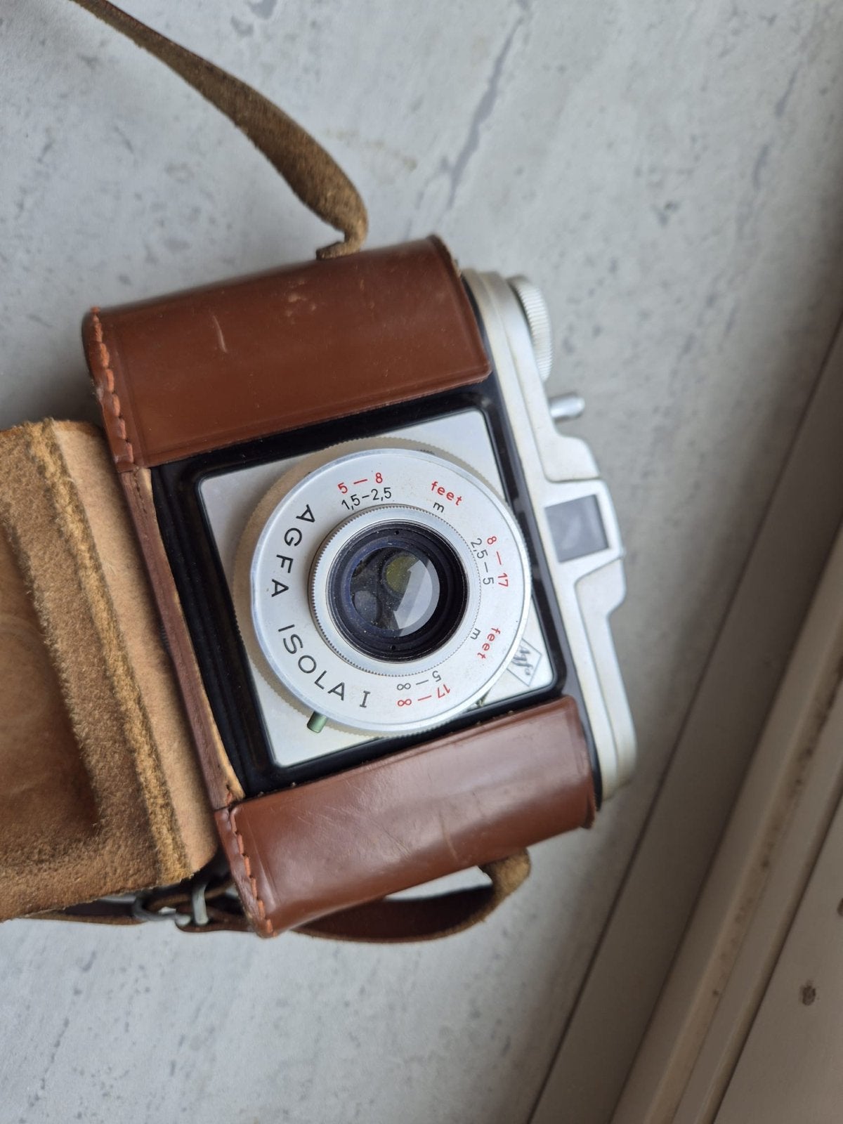 Vintage Agfa Isola I camera met flitser en Fodor Popular, Ophalen, Gebruikt, Agfa, Overig typen