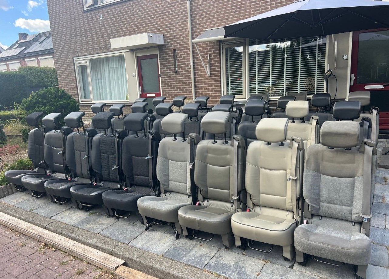 100 camper cabinestoelen 3p gordel isofix oldtimer zelfbouw, Auto-onderdelen, Interieur en Bekleding, Ophalen, Opel