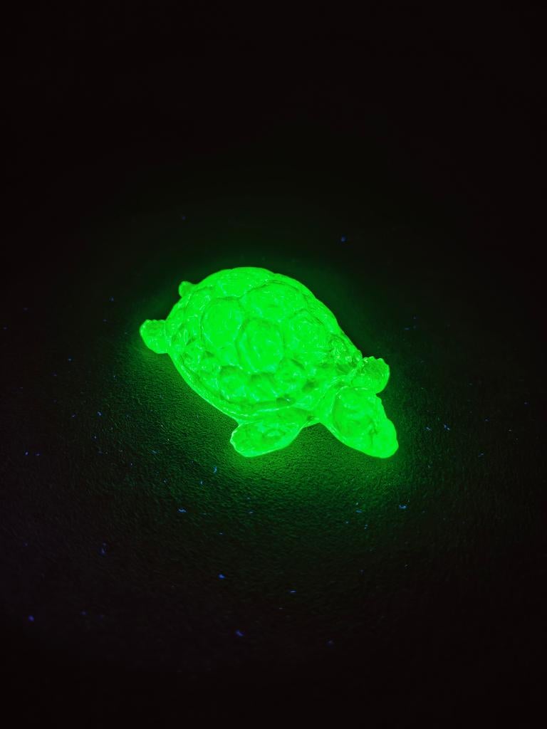 Uranium glas schildpad, Antiek en Kunst, Verzenden