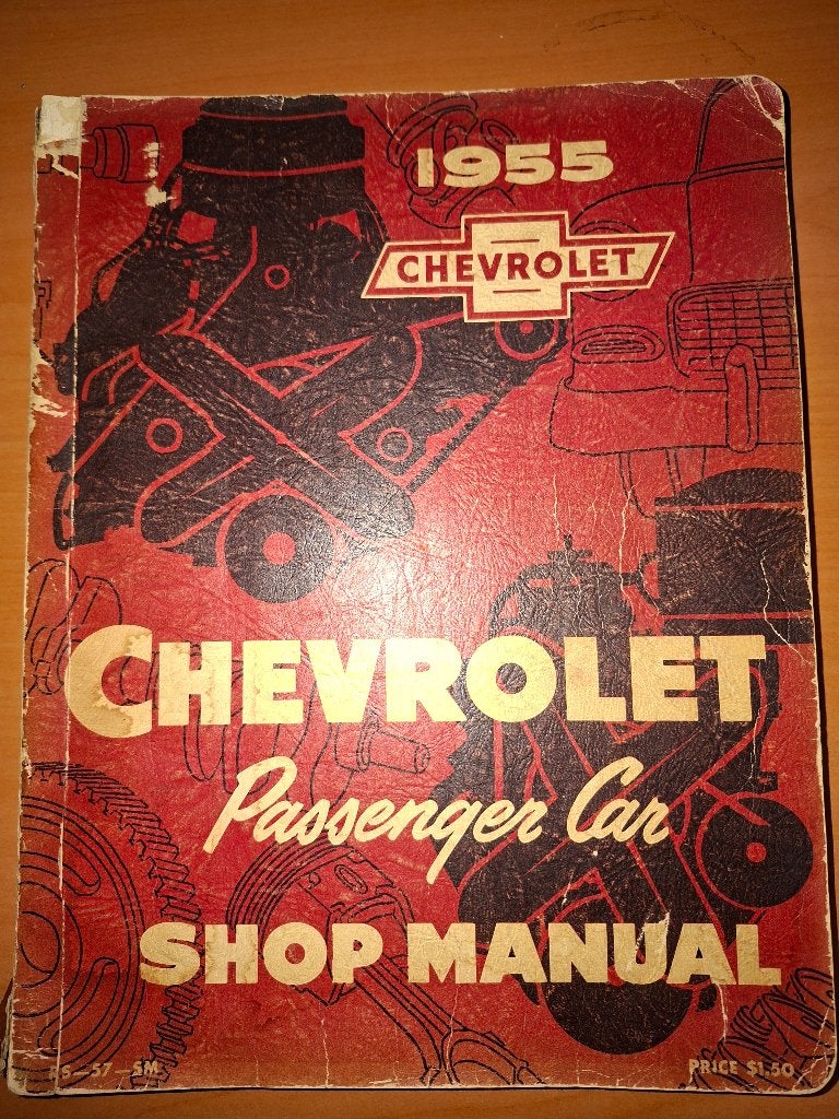 Shop manual Chevrolet passenger car 1955, Chevrolet, General Motors, Ophalen of Verzenden, Zo goed als nieuw