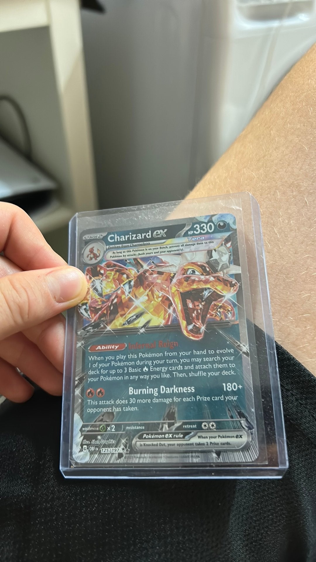 Charizard ex, Ophalen, Zo goed als nieuw