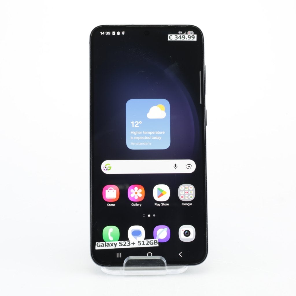 Samsung Galaxy S23 Plus 512GB, Samsung, Gebruikt, Support@Samsung.com, 129, Samsung-ro, Yeongtong-gu
Suwon-si, Gyeonggi-do 16677
South Korea
